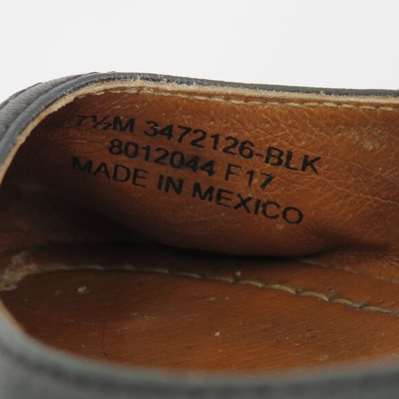 Frye Women 7.5 M CARSON Ballet Flat 8012044 Black Genuine Leather Shoes Slip On - Picture 11 of 15